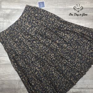 Kaari Blue Winter Bloom Midi Skirt Size 8